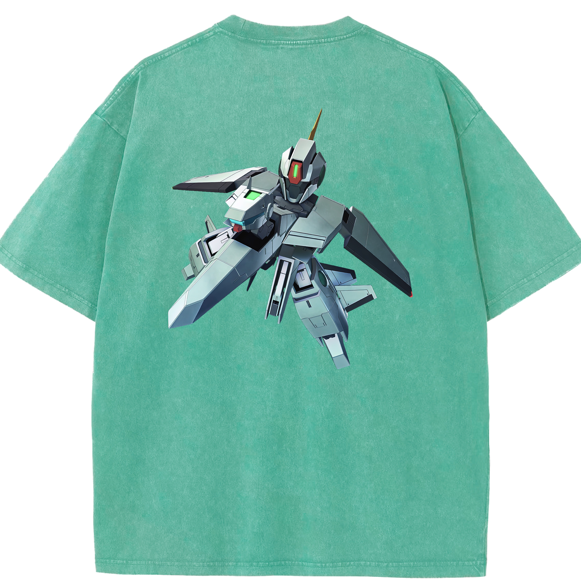 （画像用） 機動戦士ガンダム Mobile Suit Gundam 綿100% ヴィンテージ風 半袖Tシャツ（背面プリント）